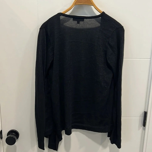 Lily Morgan black sparkly cardigan size medium - Picture 7 of 8